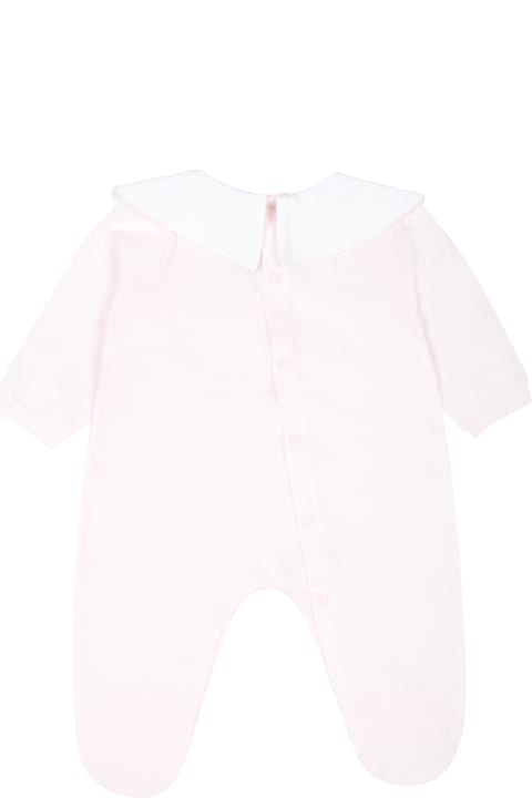 Fashion for Baby Boys La stupenderia Pink Babygrow For Baby Girl With Flowers