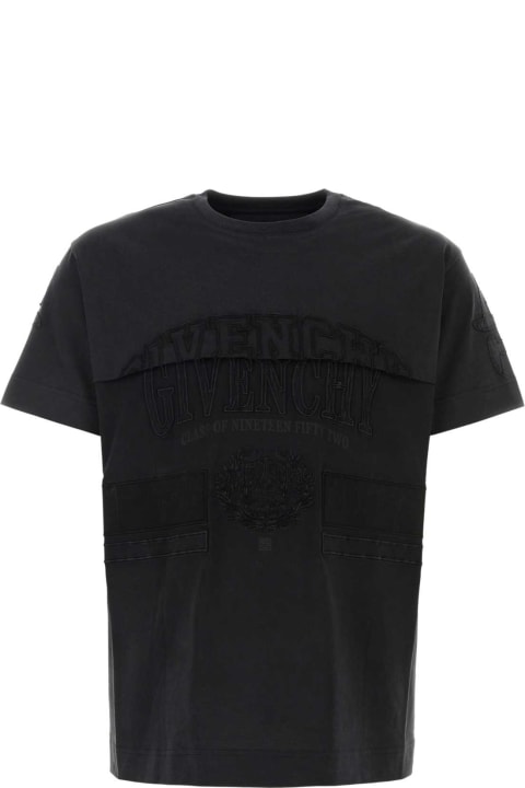 Givenchy Sale for Men Givenchy Black Cotton T-shirt