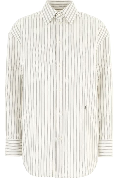 Saint Laurent for Women Saint Laurent Printed Poplin Shirt