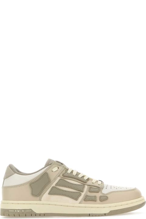 Shoes Sale for Women AMIRI Multicolor Leather Skel Sneakers