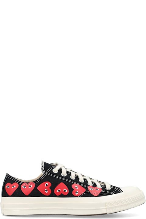 Comme des Garçons Multi Heart Low Top