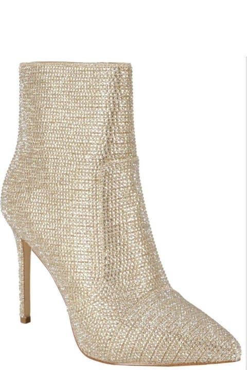 Michael Kors Boots for Women Michael Kors Rue Glitter Embellished Heeled Ankle Boots