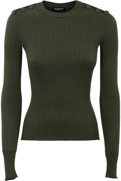 Dondup Sweaters for Women Dondup Viscose Sweater With Buttons