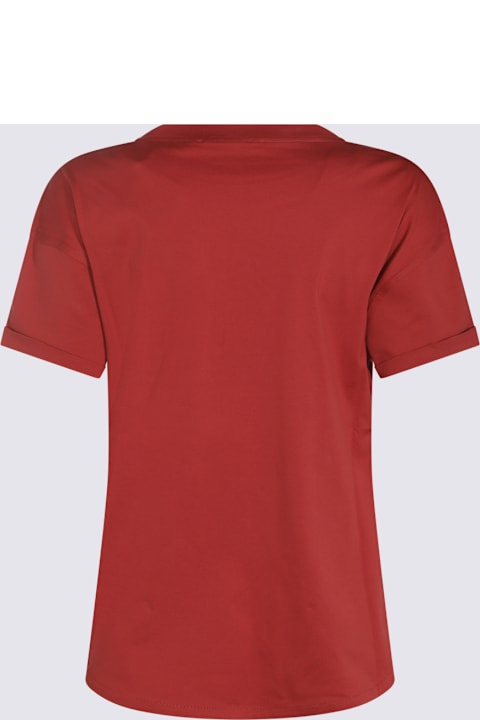 Homeware Brunello Cucinelli Red Cotton T-shirt