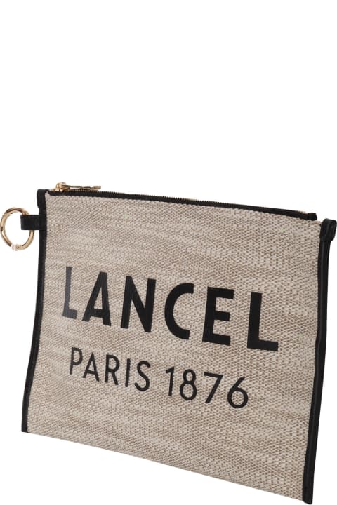 Clutches for Women Lancel Brown Zippe Bag