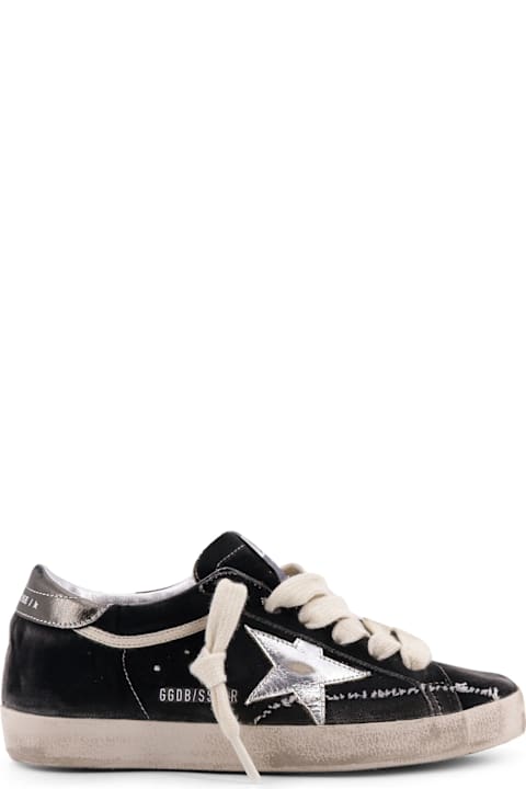 Golden Goose Superstar Chenille Sneakers With Side Logo