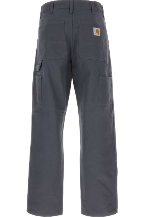 Carhartt Pants for Men Carhartt Air Force Blue Cotton Double Knee Pant