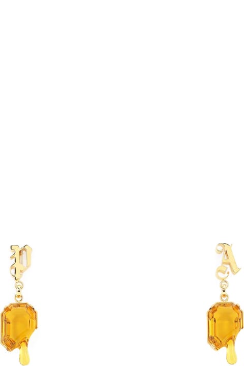 Earrings for Women Palm Angels Golden Metal Earrings