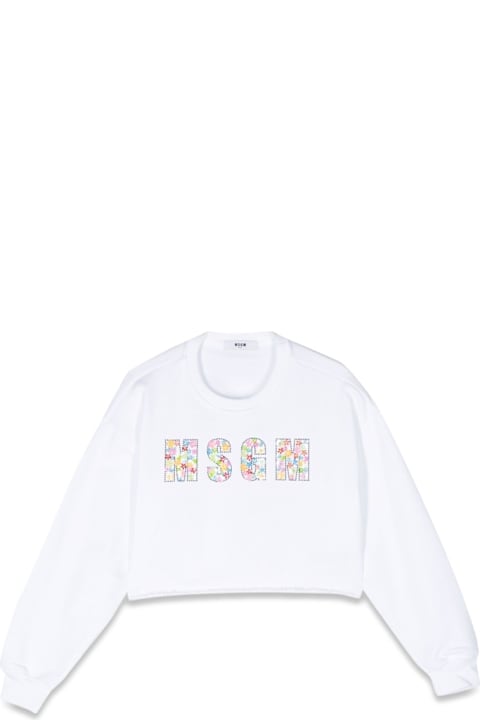 Fashion for Girls MSGM Cropped Sweatshirt