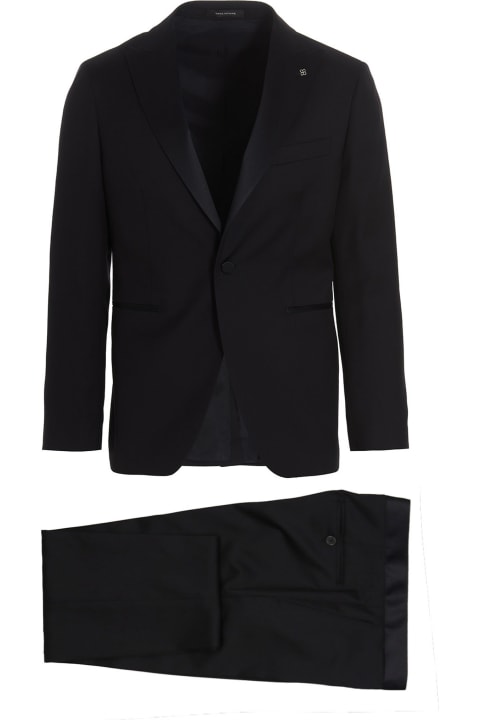 Tagliatore Suits for Men Tagliatore Tucked-up Dress