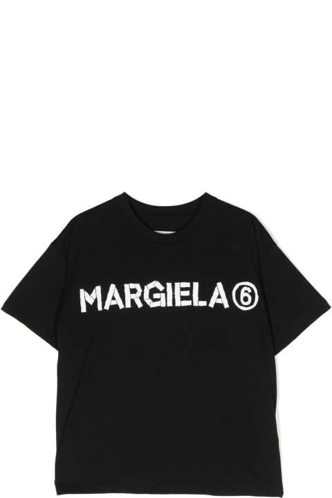 Maison Margiela T-Shirts & Polo Shirts for Boys Maison Margiela Maison Margiela T-shirts And Polos Black
