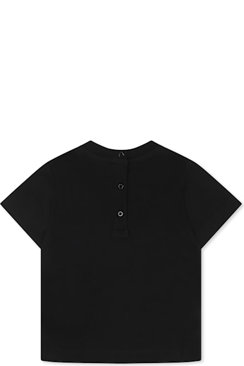 Balmain لـ Kids Balmain White T-shirt For Babykids With Logo