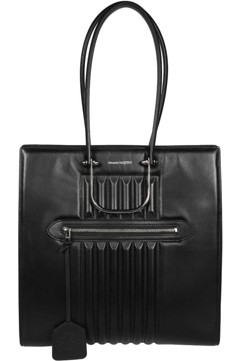 Alexander McQueen Totes for Women Alexander McQueen The Tall Story Leather Bag
