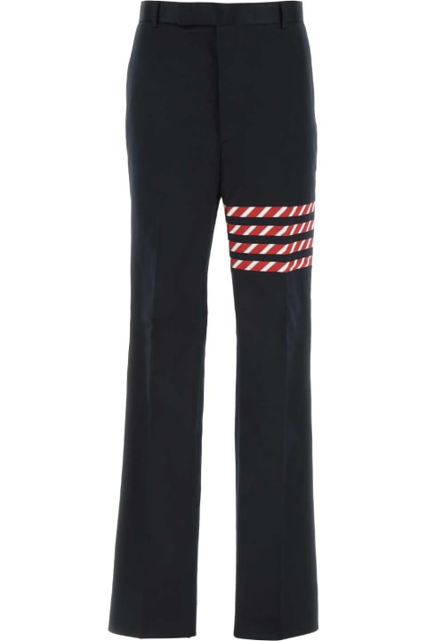 Thom Browne Pants for Women Thom Browne Midnight Blue Cotton Pant