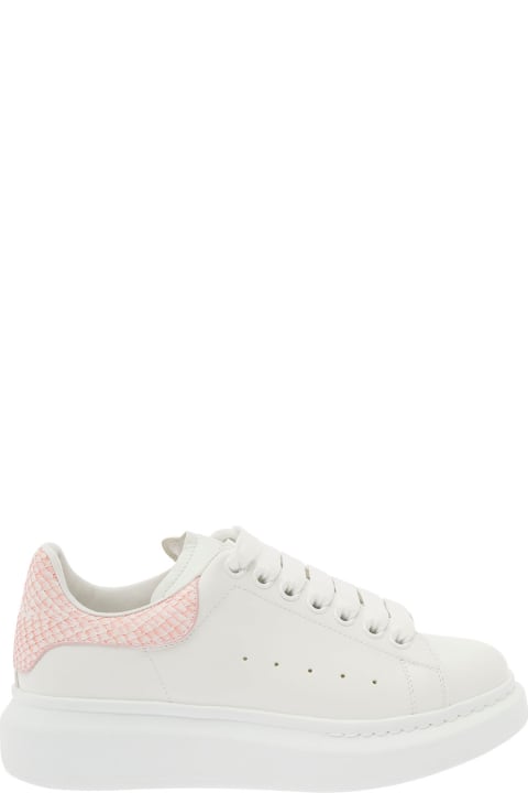 Alexander McQueen for Women Alexander McQueen White Chunky Sneakers With Platform In Leather Woman