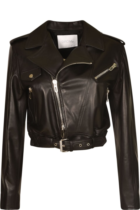 DROMe Coats & Jackets for Women DROMe Classic Zip Biker Jacket