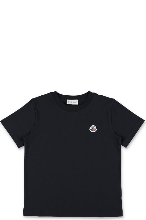 Moncler for Boys Moncler Logo Patch T-shirt