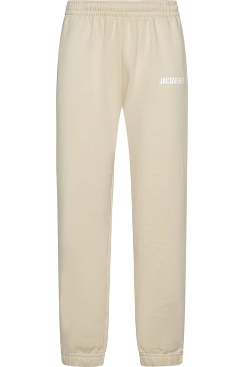Jacquemus Fleeces & Tracksuits for Men Jacquemus Logo-print Organic Cotton Track Pants