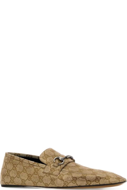 Gucci Gg Fabric Loafers