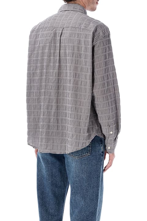 mfpen for Women mfpen Mfpen Executive Shirt Grey Textured Check