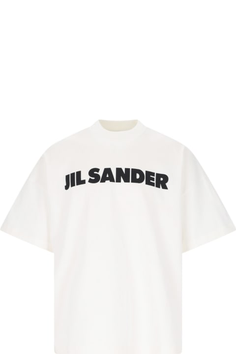 Jil Sander Topwear for Men Jil Sander Logo Cotton T-shirt