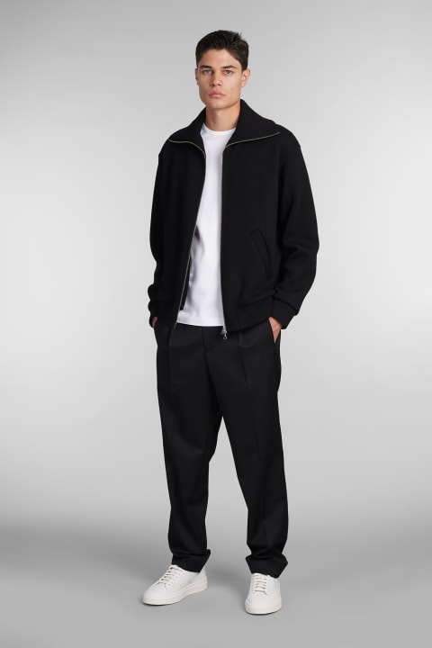 Barena Fleeces & Tracksuits for Men Barena Alon Sweatshirt In Black Wool