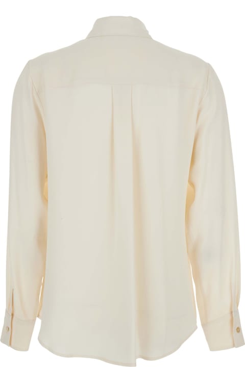 Mauro Grifoni for Men Mauro Grifoni White Shirt With Classic Collar And Buttoned Cuffs In Cotton Blend Woman