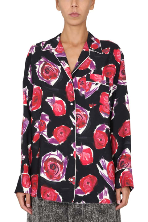 Marni Topwear for Women Marni Floral Print Shirt