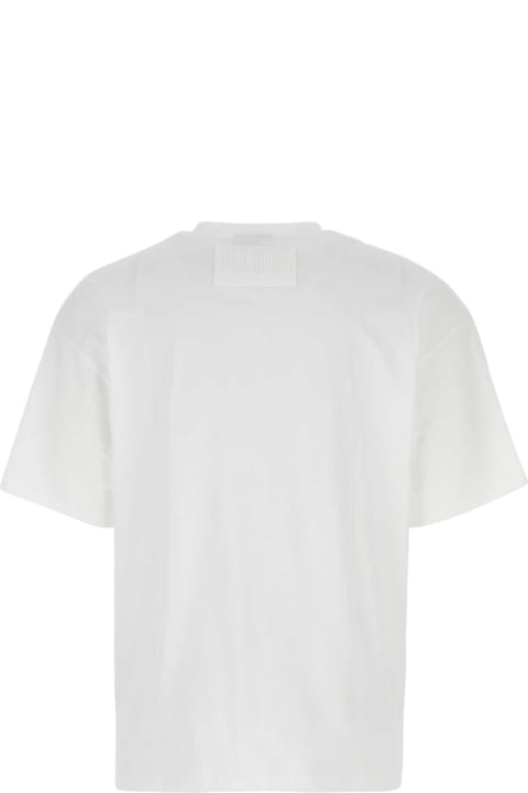 VTMNTS Topwear for Men VTMNTS White Cotton T-shirt