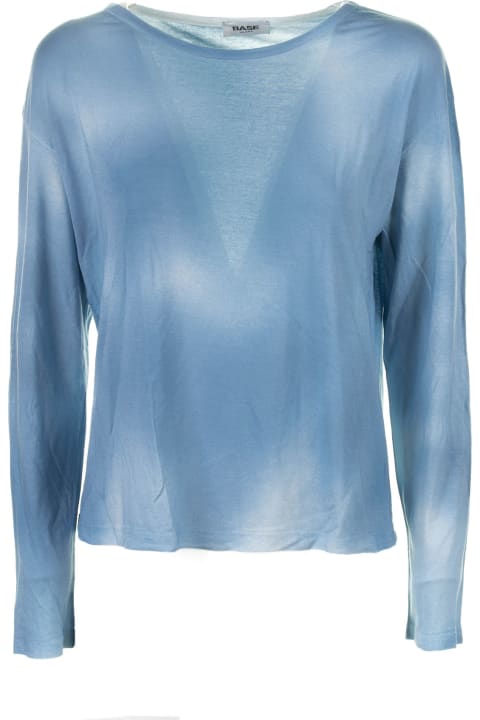 Base Topwear for Women Base Blue Sweater With Shades