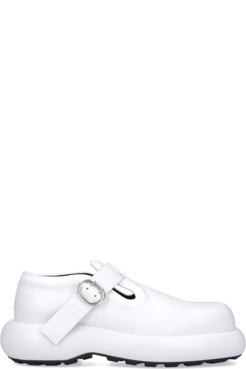 Flat Shoes for Women Jil Sander Buckle Detail Loafers