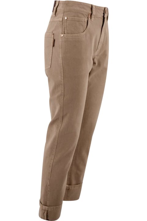 Pants & Shorts for Women Brunello Cucinelli Rolled Cuff Trouers