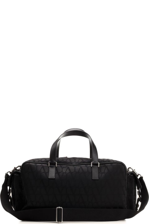 メンズ Valentino Garavaniのバッグ Valentino Garavani Valentino Toile Iconographe Zip-up Duffle Bag