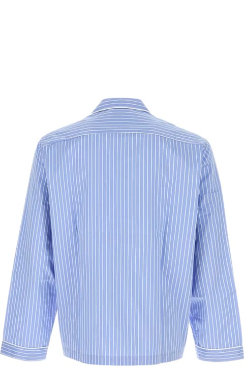 Tekla for Kids Tekla Embroidered Cotton Sateen Shirt