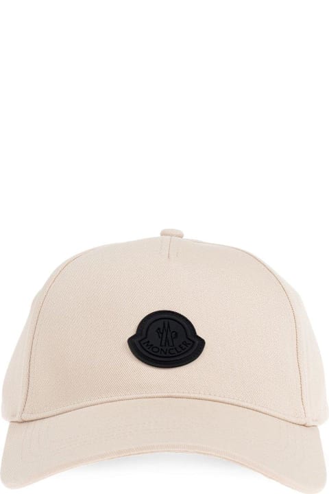 Moncler Hats for Women Moncler Logo Patch Baseball Cap
