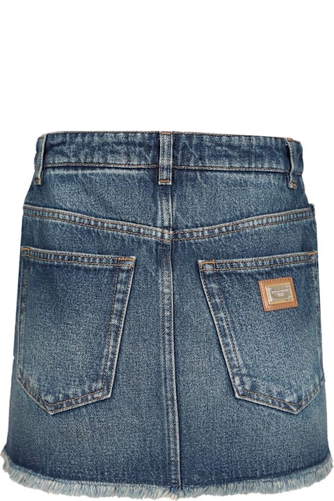 Dolce & Gabbana Skirts for Women Dolce & Gabbana Denim Mini Skirt