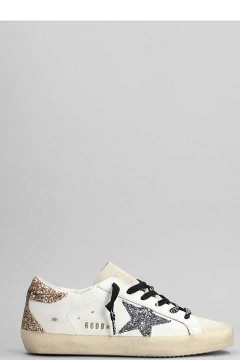 Shoes for Women Golden Goose Superstar Sneakers In White Suede And Leather