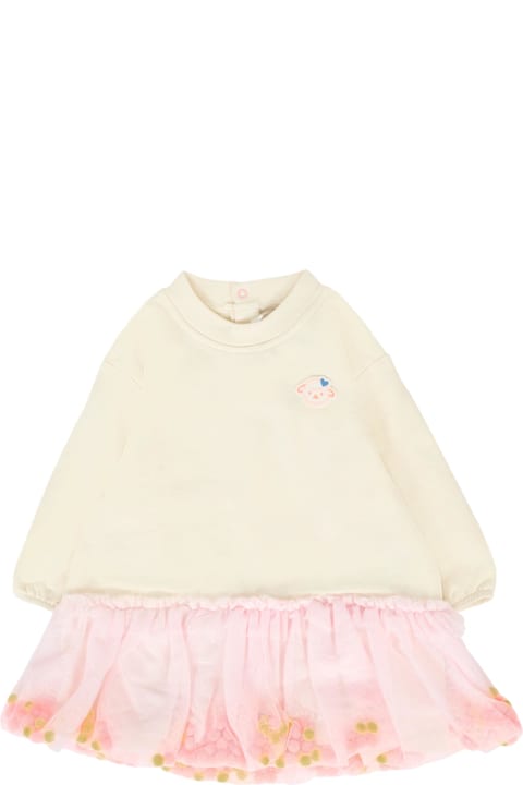 Homeware Billieblush Ivory Dress For Baby Girl With Sheep