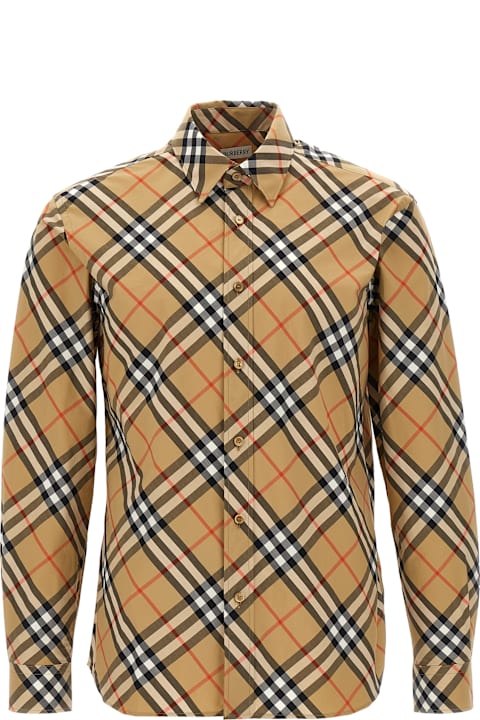 Burberry قمصان لـ القسم الرجالي Burberry Check Shirt