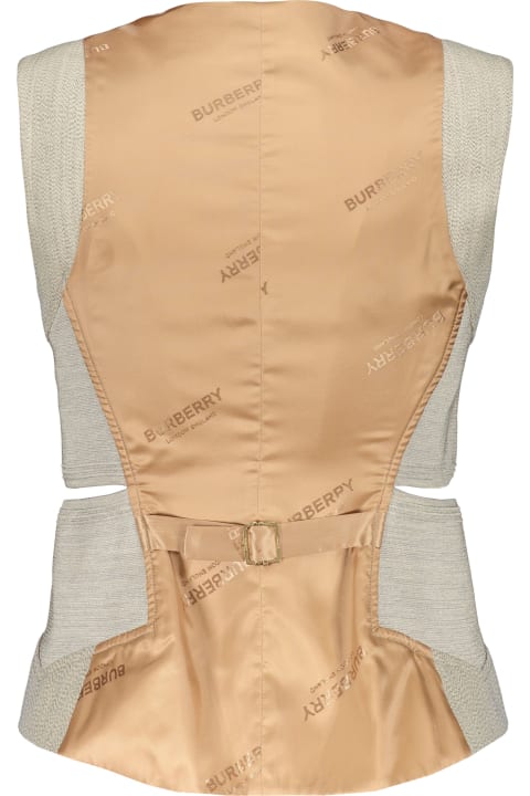 ウィメンズ Burberryのコート＆ジャケット Burberry Single-breasted Vest