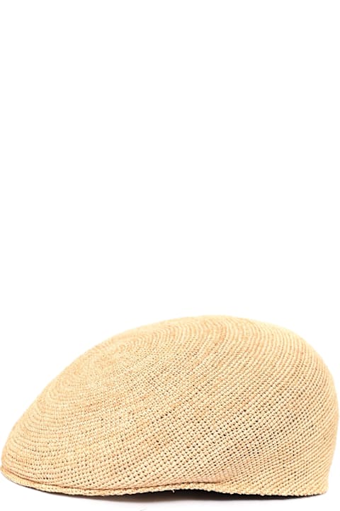 Borsalino Hats for Men Borsalino Cap Miami Berretto-rafia Crochet/flat Beret