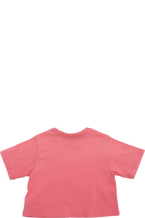 Polo Ralph Lauren for Kids Polo Ralph Lauren Pink Cropped T-shirt