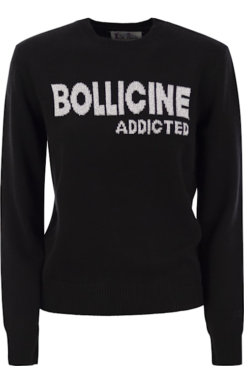 MC2 Saint Barth Clothing for Women MC2 Saint Barth Wool And Alpaca Blend Sweater With Embroidery Bollicine Addicted