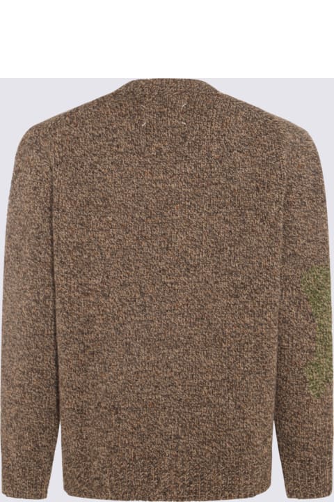 Maison Margiela Sweaters for Men Maison Margiela Medium Brown Wool Knitwear