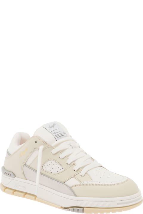 أدوات منزلية Axel Arigato 'area Lo' Beige Sneakers With Embossed Logo In Leather Blend Man