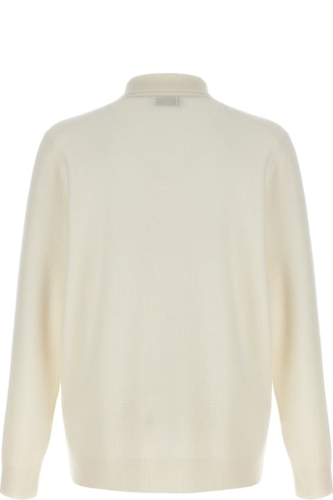 Quiet Luxury for Men Brunello Cucinelli Polo Cashmere Sweater