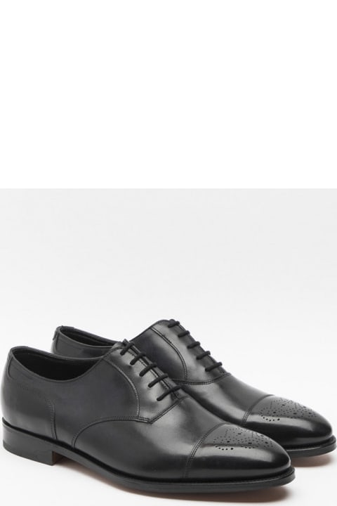 Laced Shoes for Men John Lobb Hartland Lace-up Shoe In Black Museum Calf