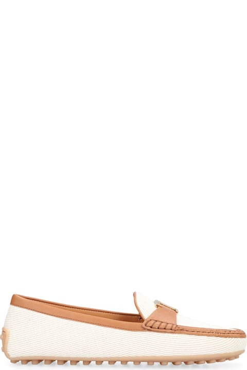 Tod's Flat Shoes for Women Tod's City Gommino Fabric Loafers