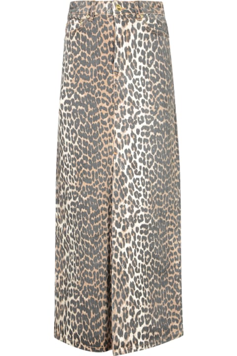 Ganni Skirts for Women Ganni Skirt With Maxi Slit
