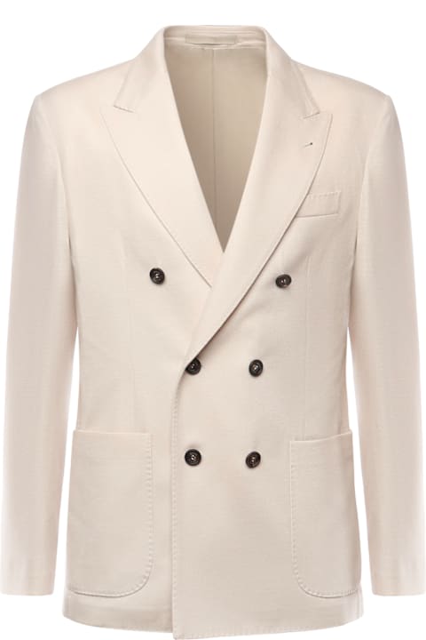 Eleventy for Kids Eleventy Double-breasted Wool Jacket